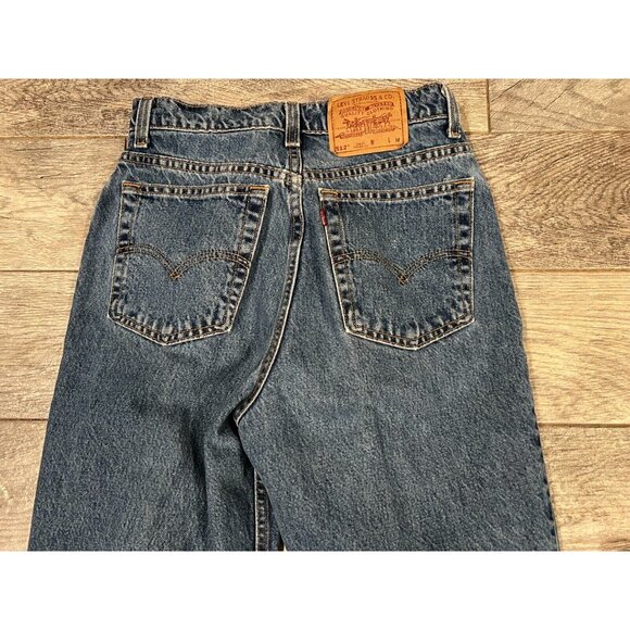 Levi Strauss 512 Slim Fit Womens size 11 Tapered Leg USA Vintage Split Hem Levis - Picture 12 of 12